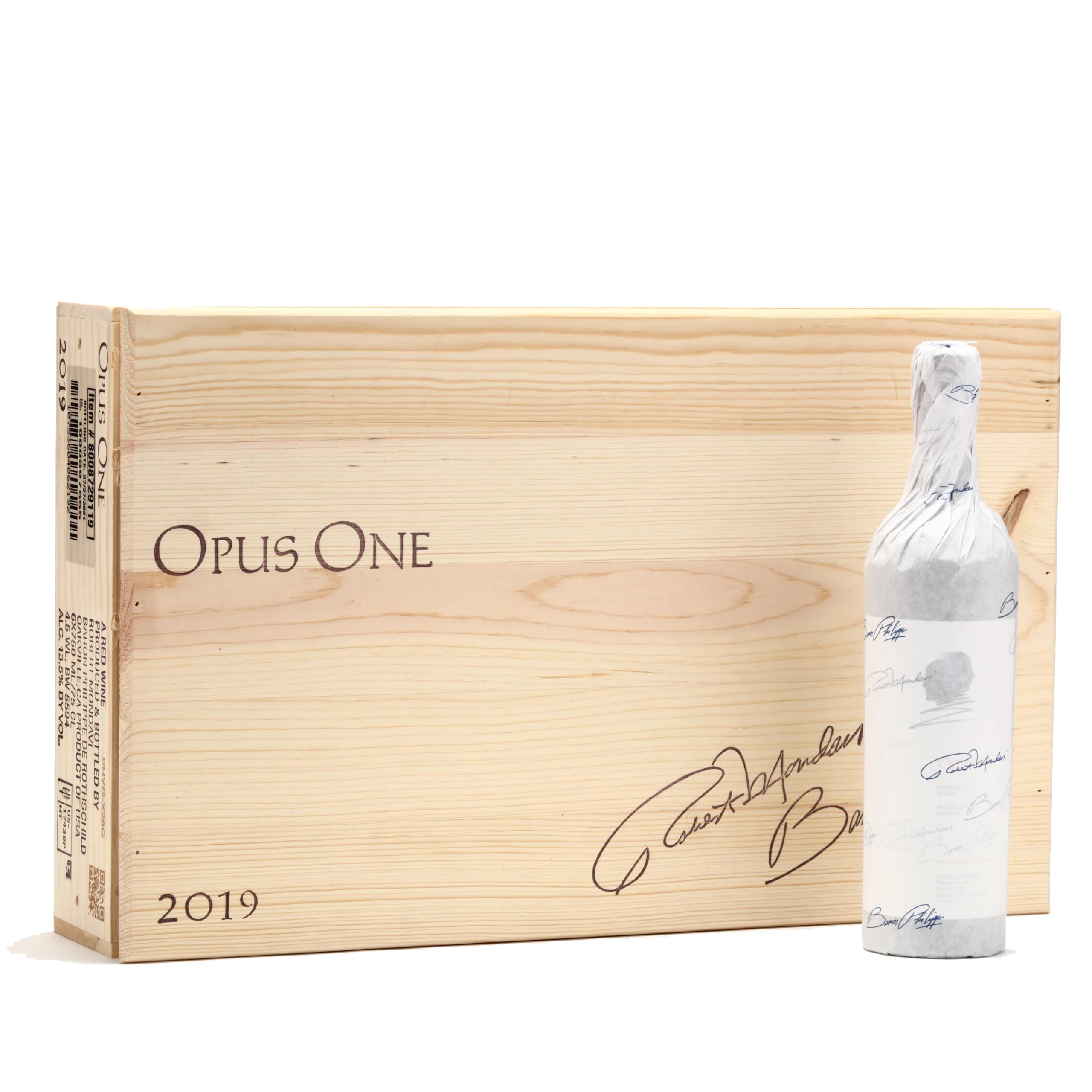 Opus One, Napa Valley 2019, 750ml, 6pk - Image 1