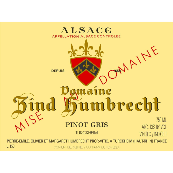 Domaine Zind-Humbrecht 2020 Vintage Assortment Case - Pinot Gris