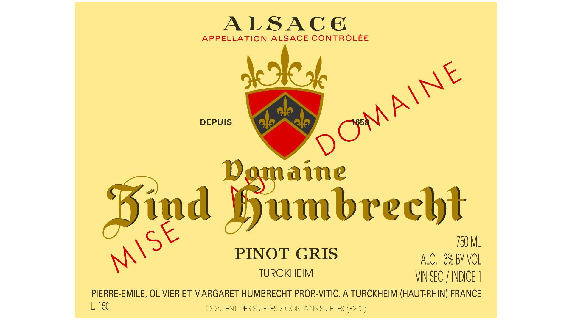 Domaine Zind-Humbrecht 2020 Vintage Assortment Case - Pinot Gris - Image 1