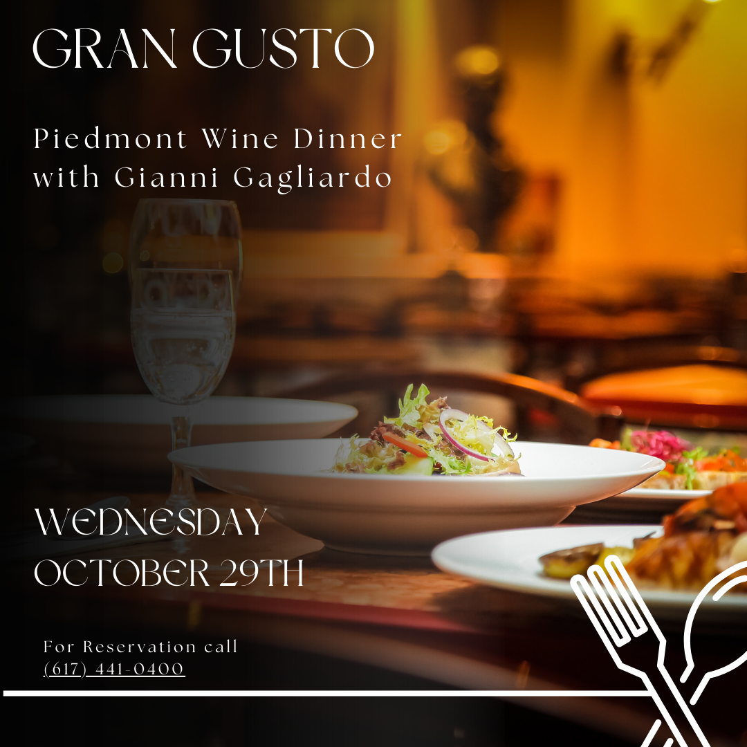 Piedmont Wine Dinner @ Gran Gusto, Cambridge - Image 1